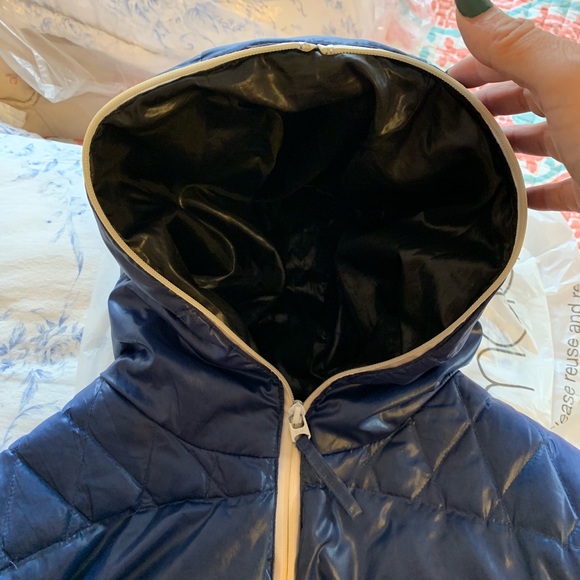 Zara man blue puffer jacket size m - Picture 3 of 4